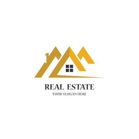 Real estate icon illustration designのイラスト素材