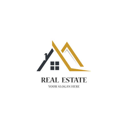 Real estate  icon illustration designのイラスト素材
