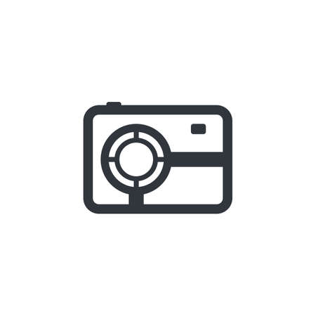 Camera  template icon illustration designのイラスト素材