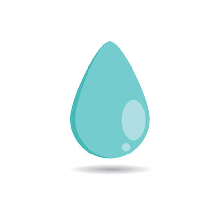 Water drop logo vector icon illustrationのイラスト素材