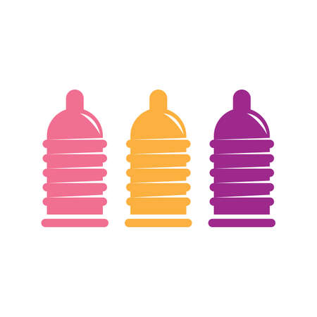 Condom logo vector illustration design