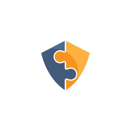 Shield  icon logo creative illustration designのイラスト素材