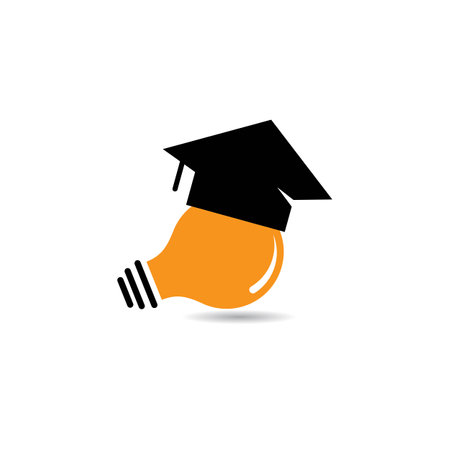Smart graduate  template vector icon designのイラスト素材