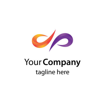 Infinity logo images illustration designのイラスト素材