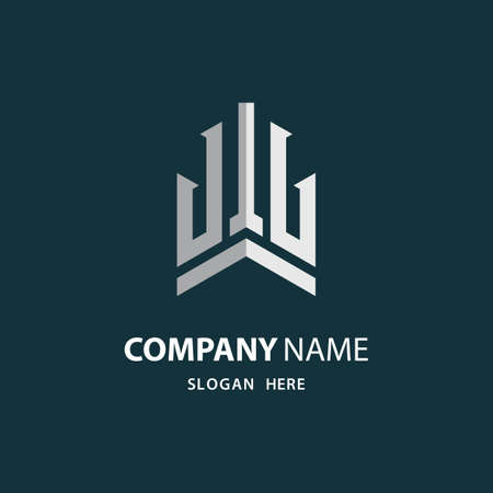 Real estate logo images illustration designのイラスト素材