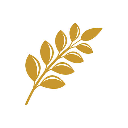 Wheat logo images illustration designのイラスト素材