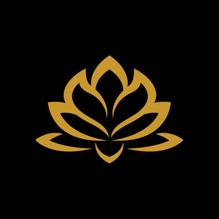 Beauty lotus logo images illustration designのイラスト素材