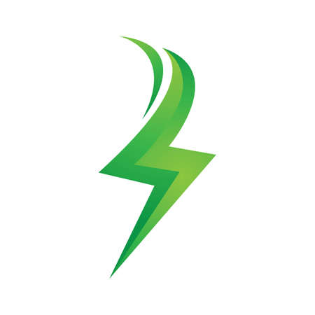 Lightning logo images illustration designのイラスト素材
