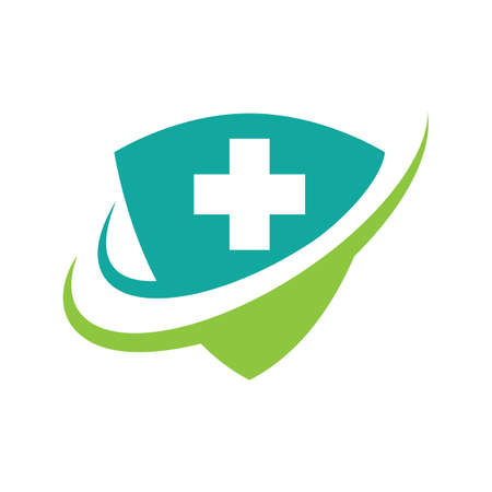 Health protect logo images illustration designのイラスト素材