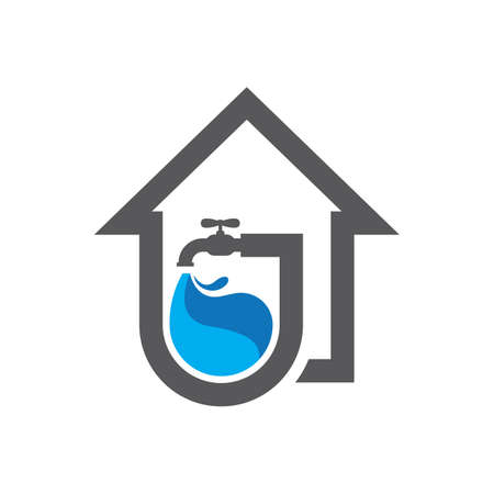 Plumbing logo images illustration designのイラスト素材
