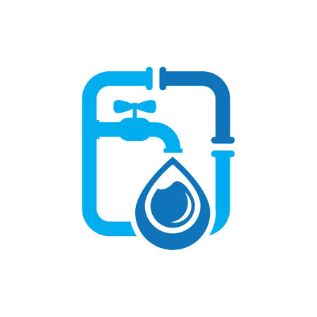 Plumbing logo images illustration designのイラスト素材