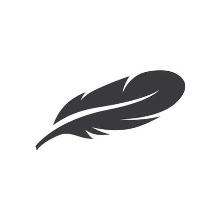 Feather logo images illustration designのイラスト素材