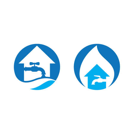 Plumbing logo images illustration designのイラスト素材
