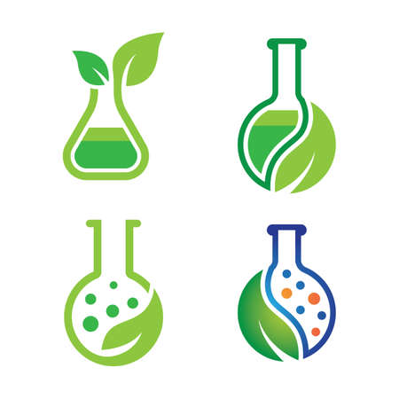 Natural medicine logo images illustration designのイラスト素材