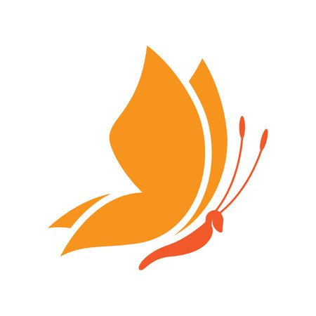 Beauty butterfly logo images illustration designのイラスト素材