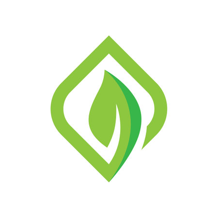 Leaf logo images illustration designのイラスト素材