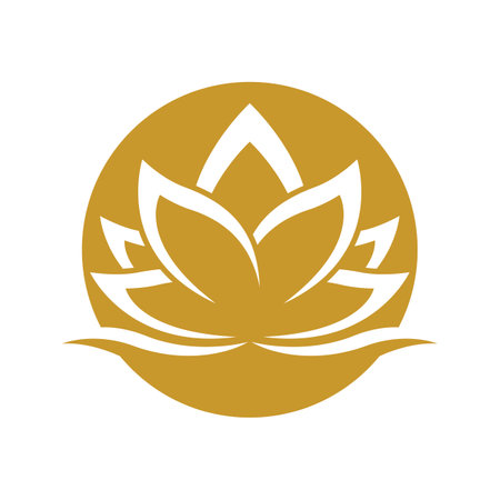 Beauty lotus logo images illustration designのイラスト素材