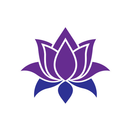 Beauty lotus logo images illustration designのイラスト素材