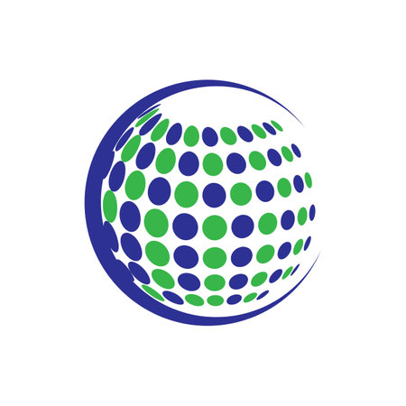 Sphere logo images illustration designのイラスト素材