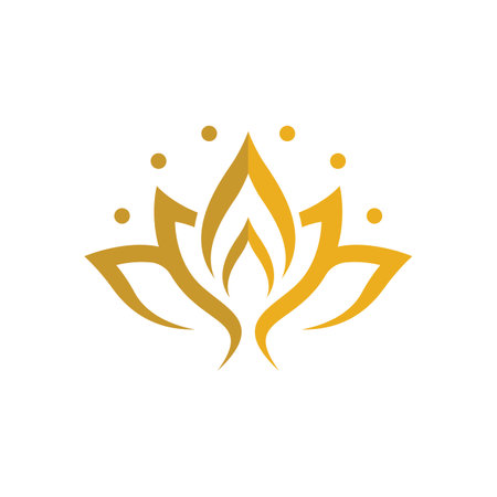 Beauty lotus logo images illustration designのイラスト素材