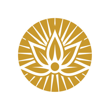 Beauty lotus logo images illustration designのイラスト素材