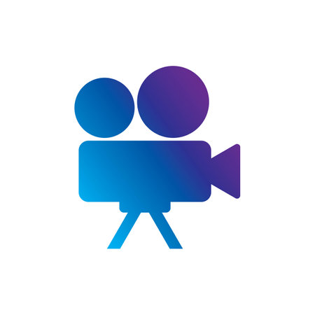 Cinema logo images illustration designのイラスト素材