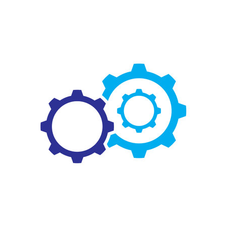 Gear logo images illustration designのイラスト素材