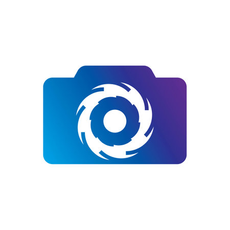 Camera logo images illustration designのイラスト素材