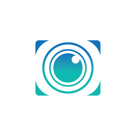 Camera logo images illustration designのイラスト素材