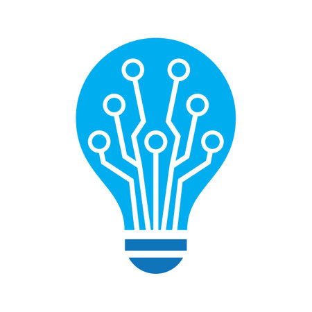 Lightbulb logo images illustration designのイラスト素材