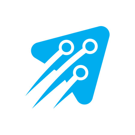 Technology logo images illustration designのイラスト素材