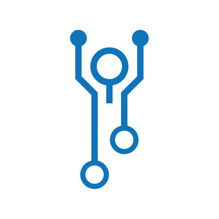 Technology logo images illustration designのイラスト素材