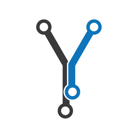 Technology logo images illustration designのイラスト素材