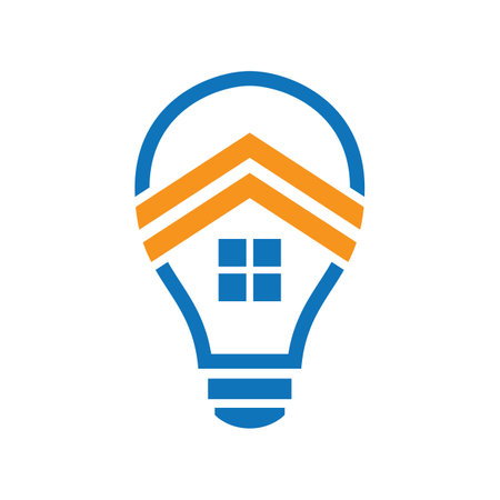 Smart house logo images illustration designのイラスト素材