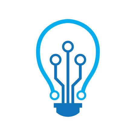 Lightbulb logo images illustration designのイラスト素材