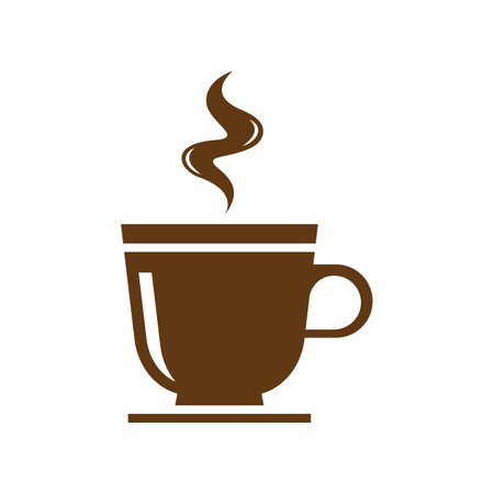 Coffee cup logo images illustration designのイラスト素材