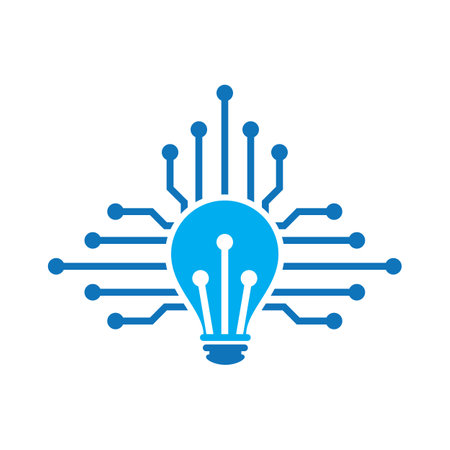 Lightbulb logo images illustration designのイラスト素材