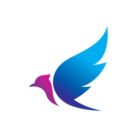 Bird logo images illustration designのイラスト素材