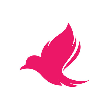 Bird logo images illustration designのイラスト素材