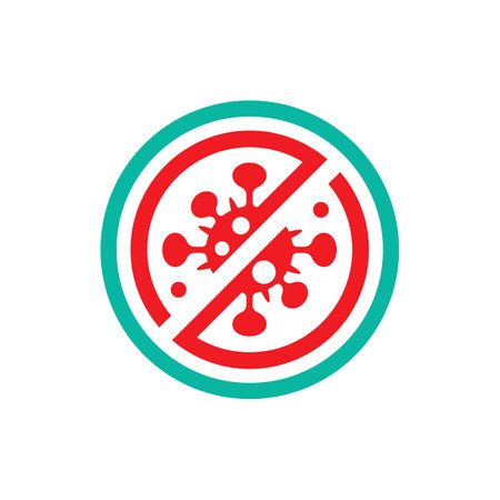 Virus protection logo images illustration designのイラスト素材