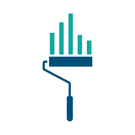 Paintbrush logo images illustration designのイラスト素材