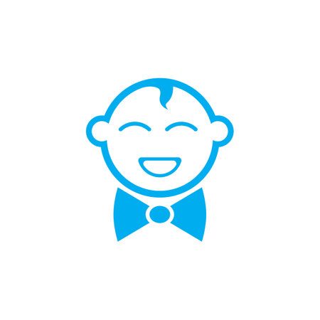 Baby logo images illustration designのイラスト素材