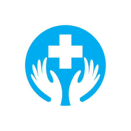 Medical care logo images illustration designのイラスト素材