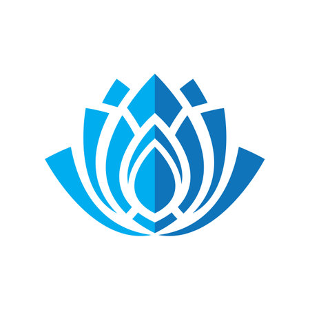 Beauty lotus logo images illustration designのイラスト素材