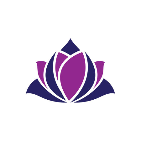 Beauty lotus logo images illustration designのイラスト素材