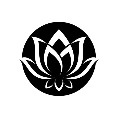 Beauty lotus logo images illustration designのイラスト素材