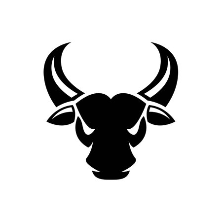 Bull logo images illustration designのイラスト素材