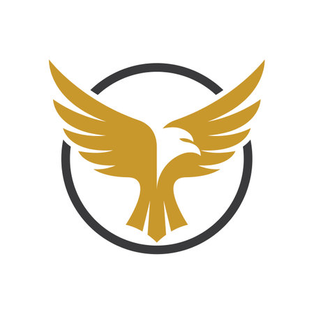 Eagle logo images illustration designのイラスト素材