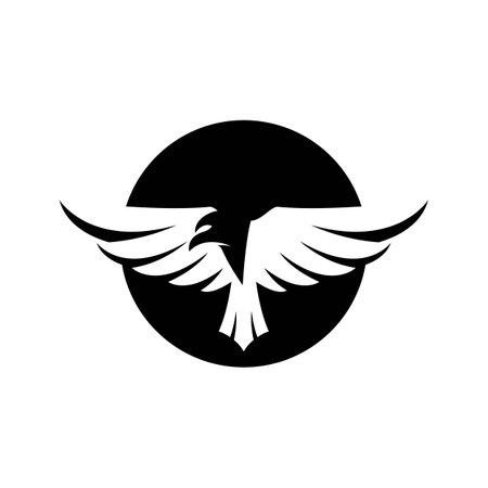 Eagle logo images illustration designのイラスト素材