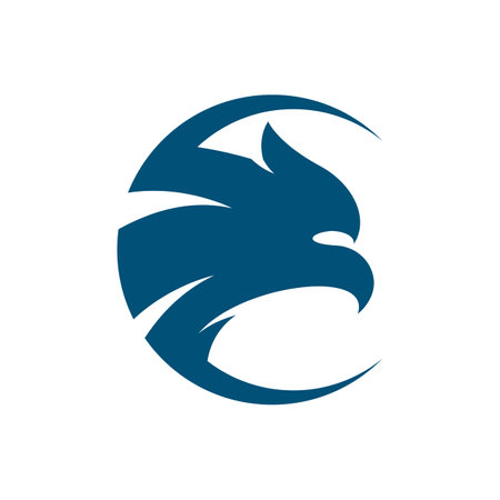 Eagle logo images illustration designのイラスト素材